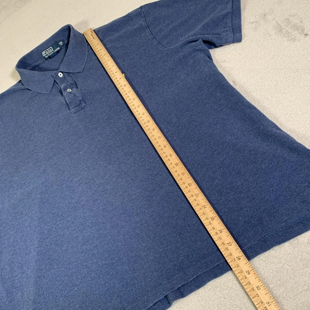 Polo By Ralph Lauren Polo Shirt Mens 2XB Blue Classic Fit Cotton Big & Tall‎